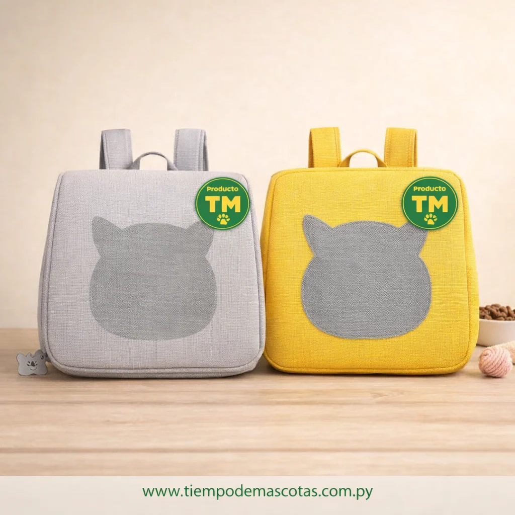 MOCHILA HORIZONTAL CARA GATO