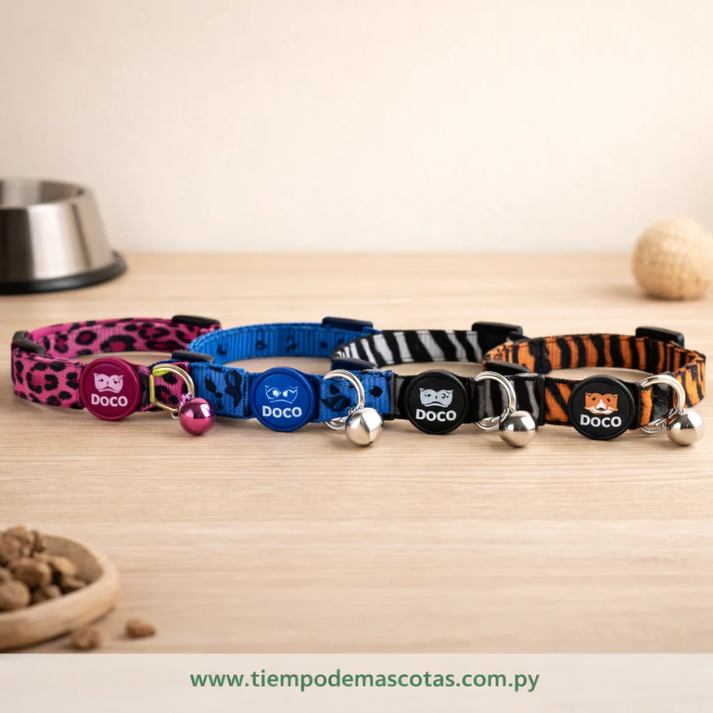 COLLAR DOCO gato FURBALL varios colores