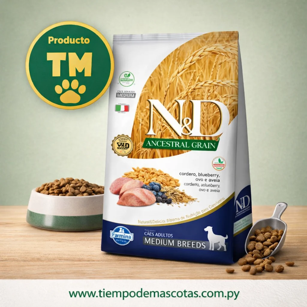 NYD perro ancestral adulto medium cordero