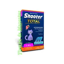 Antiparasitario Shooter Total Gato 1-4kg - Producto en Tiempo de Mascotas