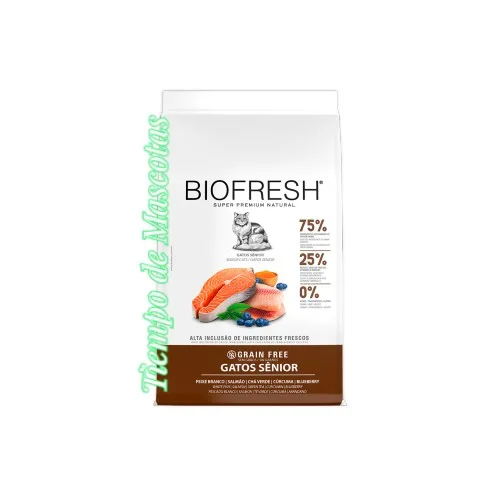 Biofresh Gato Senior Salmon 7.5kg - Producto en Tiempo de Mascotas