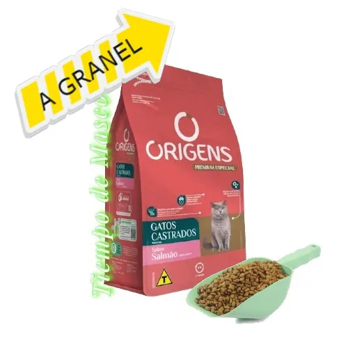 Origens Gato Cast Salmon Granel - Producto en Tiempo de Mascotas