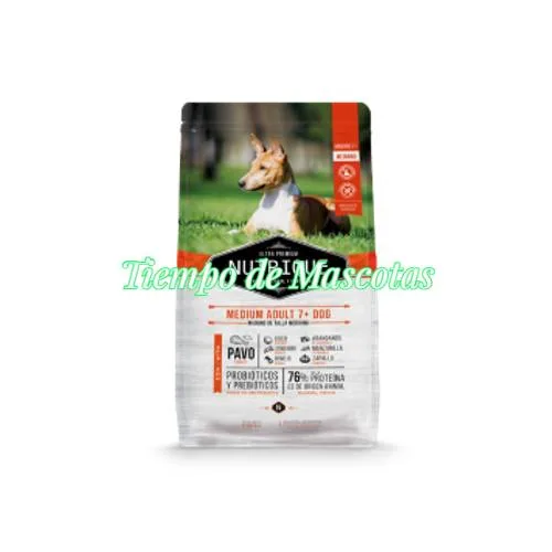 Nutrique Perro Senior 7+ Medium 12kg - Producto en Tiempo de Mascotas