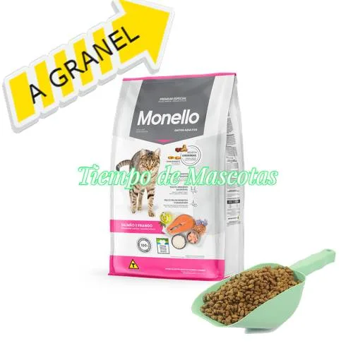 MONELLO GATO ADULTO SALMON POLLO GRANEL