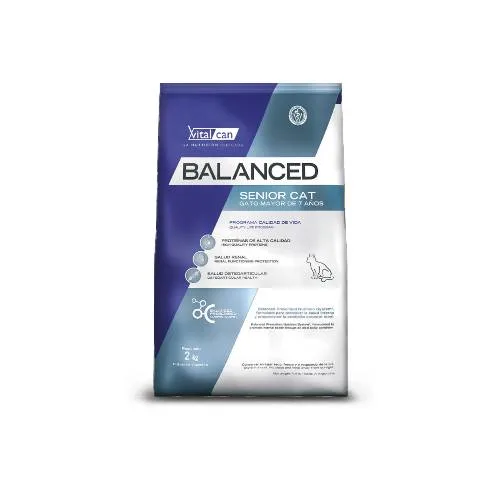 VITALCAN BALANCED GATO SENIOR 2KG