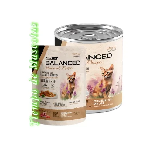 Vitalcan NR Gato Pate Adulto Trucha Cordero 340g - Producto en Tiempo de Mascotas
