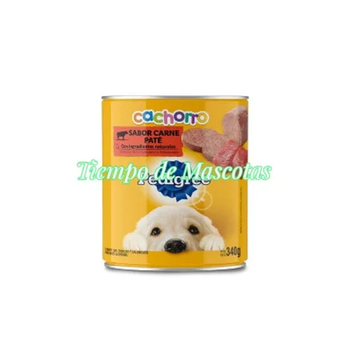 Pedigree Lata Cachorro Carne 340g - Producto en Tiempo de Mascotas
