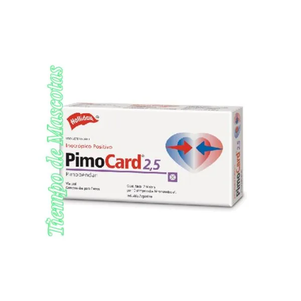 Holliday Pimocard 2.5mg Caja - Producto en Tiempo de Mascotas