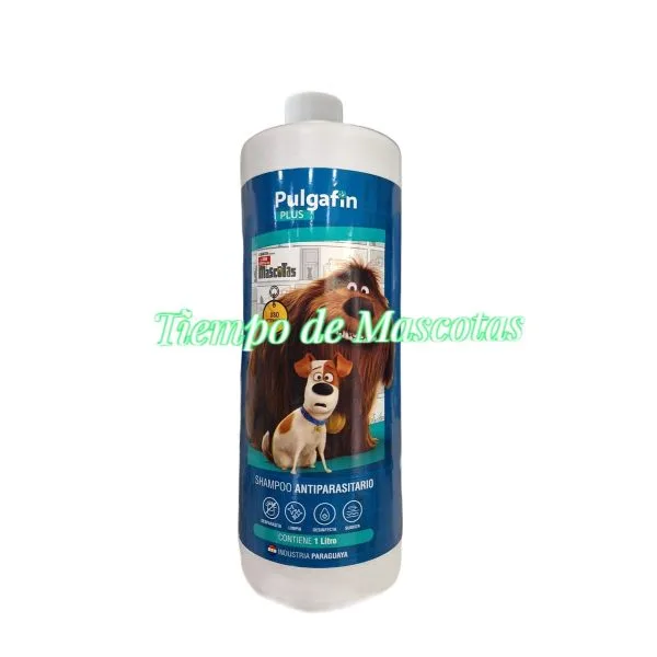 Pulgafin Plus Shampoo Antiparasitario 1l - Producto en Tiempo de Mascotas
