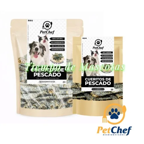 Petchef Cueritos de Pescado 50g - Producto en Tiempo de Mascotas