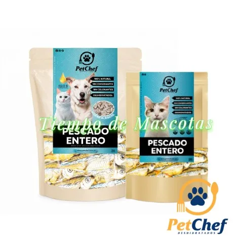Petchef Pescado Entero 100g - Producto en Tiempo de Mascotas