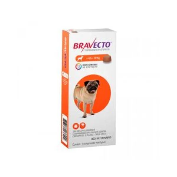 BRAVECTO 3M PERRO 04.5-10KG NARANJA COMP