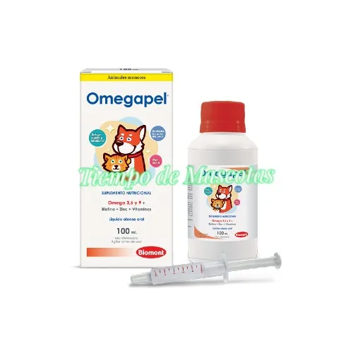 Biomont Omegapel 250ml - Producto en Tiempo de Mascotas