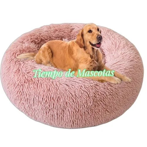 Cama Redonda 110cm Felpo - Producto en Tiempo de Mascotas