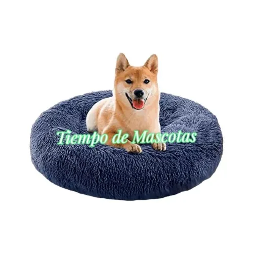 Cama Redonda 80cm Felpo - Producto en Tiempo de Mascotas
