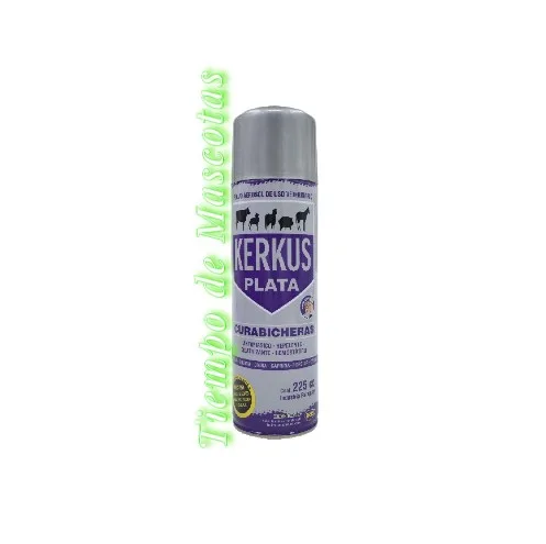 Kerkus Plata Curabicheras Aerosol 255cc - Producto en Tiempo de Mascotas