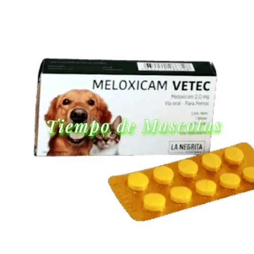 Meloxicam 2mg Vetec - Producto en Tiempo de Mascotas