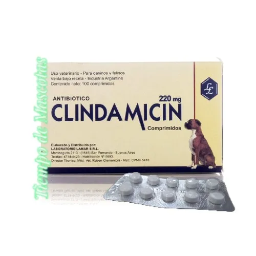 Clindamicin 220mg 10Comp - Producto en Tiempo de Mascotas