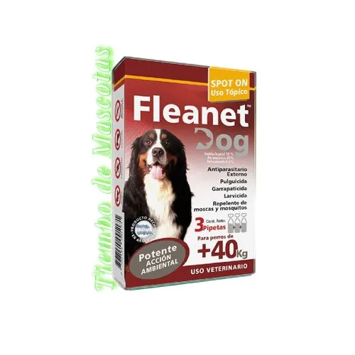 Fleanet Dog+40kg - Producto en Tiempo de Mascotas