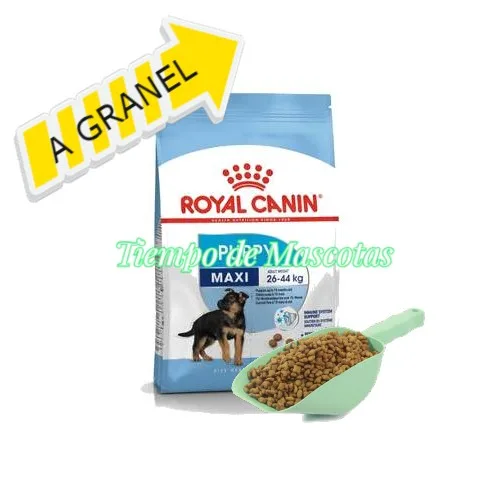 Royal Perro Maxi Puppy Granel JE - Producto en Tiempo de Mascotas