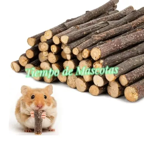 Sticks de Madera de Manzana - Producto en Tiempo de Mascotas