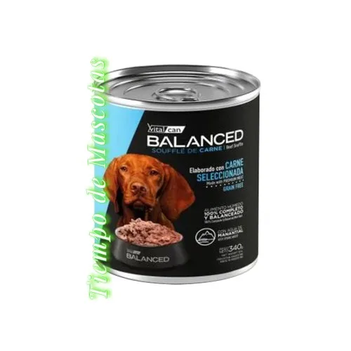 Vitalcan Balanced Perro Pate Adulto Pollo 340g - Producto en Tiempo de Mascotas