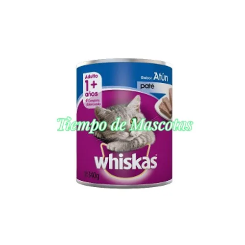 Whiskas Lata Adulto Atun 340g - Producto en Tiempo de Mascotas