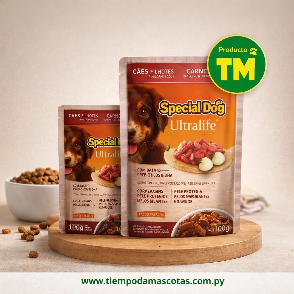 SPECIAL DOG SACHET CACHORRO CARNE 100G - Caja de 12u - Producto en Tiempo de Mascotas