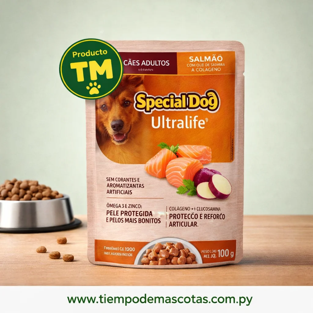 SPECIAL DOG SACHET ADULTO SALMON 100G - Caja de 11u - Producto en Tiempo de Mascotas