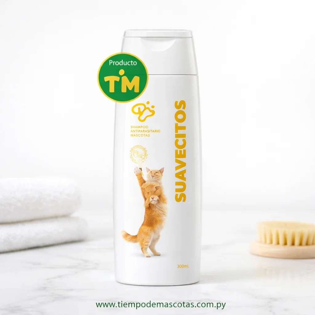 Suavecitos Shampoo Antiparasitario 300ml - Producto en Tiempo de Mascotas