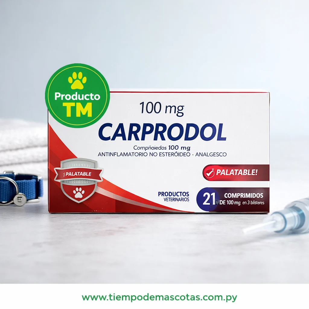 ZOOVET CARPRODOL 100mg blister 3comp - Producto en Tiempo de Mascotas