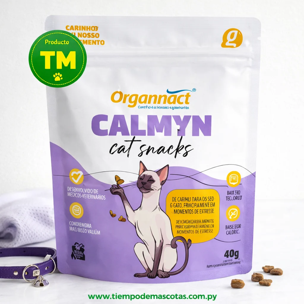 ORGANNACT CAT SNACKS 40G CALMYN