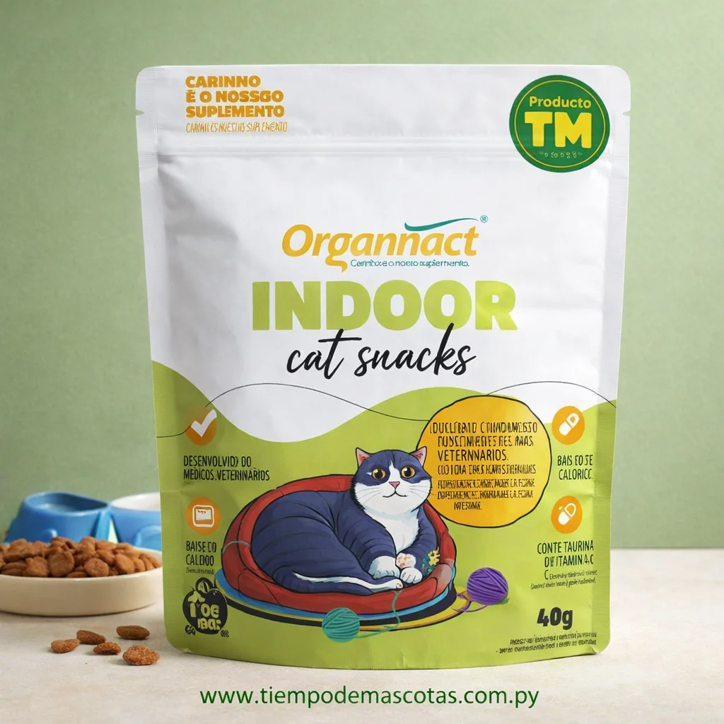 ORGANNACT CAT SNACKS 40G INDOOR
