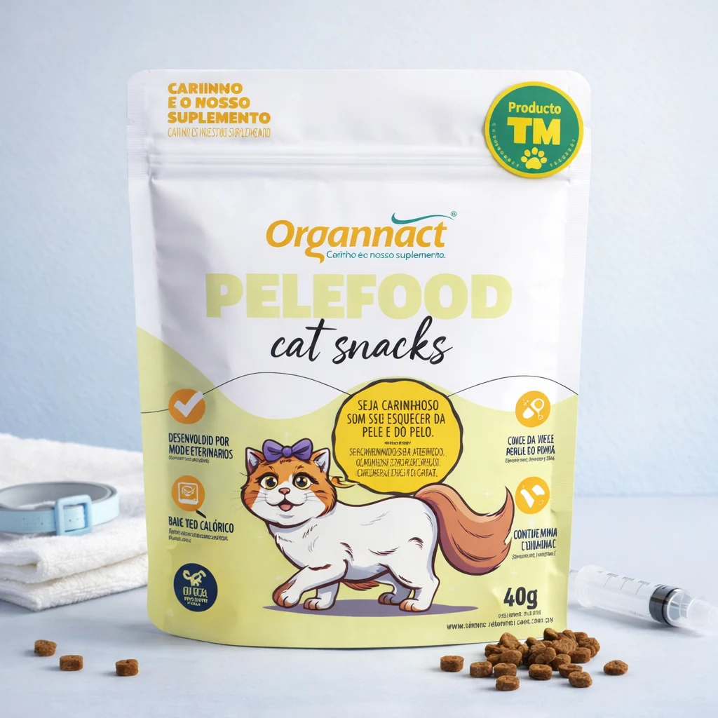 ORGANNACT CAT SNACKS 40G PELEFOOD