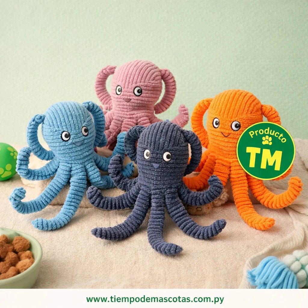 peluche CHILLON PULPO - Producto en Tiempo de Mascotas