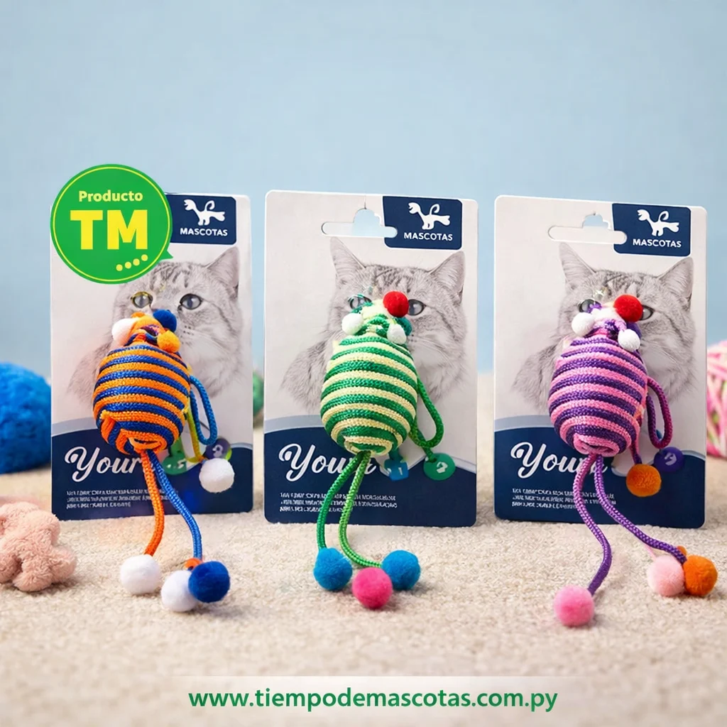 juguetes RATONES CORDONES kp303 (unidad) - Producto en Tiempo de Mascotas