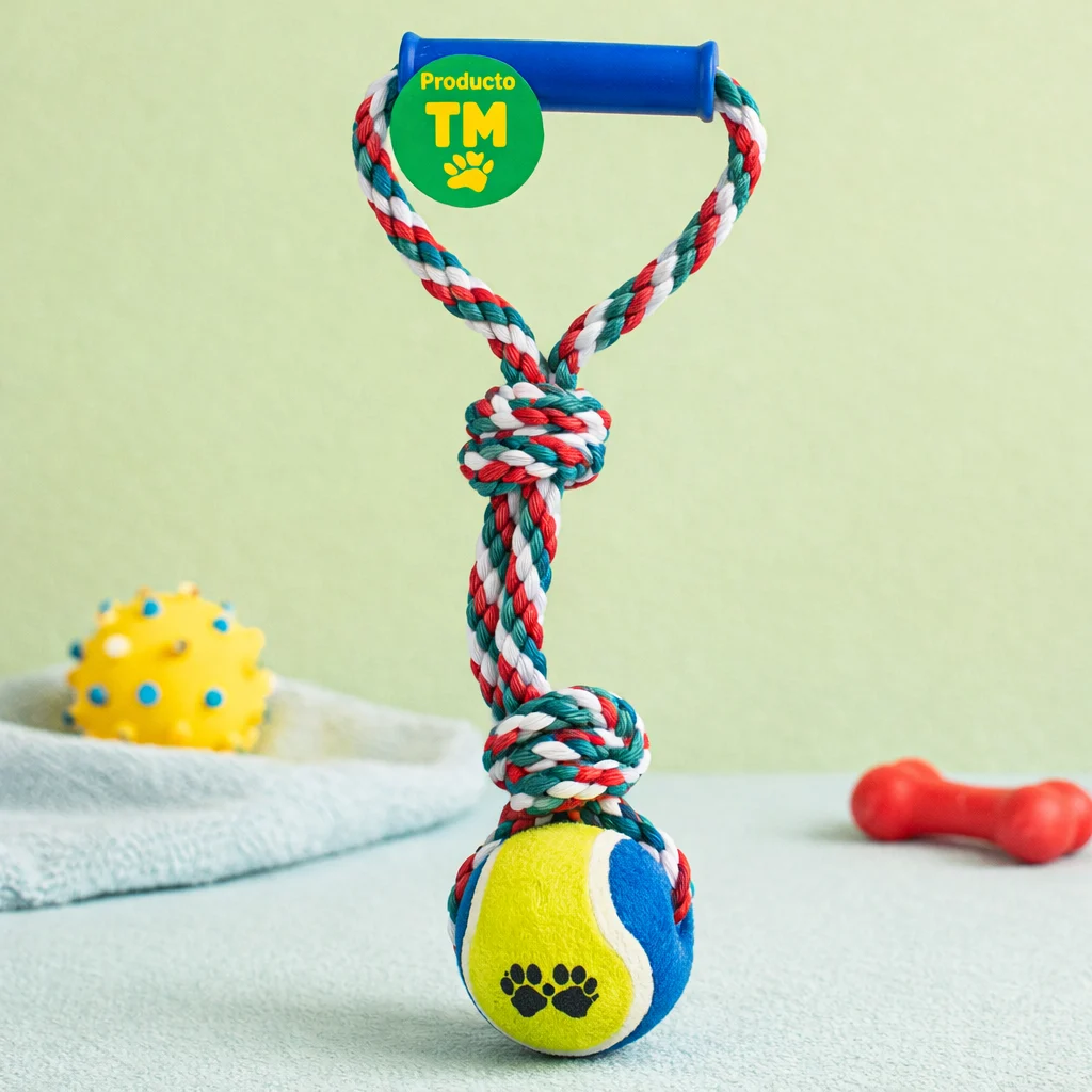 Juguete Pelota con Manga - Producto en Tiempo de Mascotas