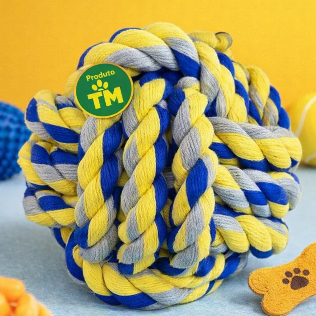 Pelota De Hilo Jumbo Para Mascota Grande - Producto en Tiempo de Mascotas