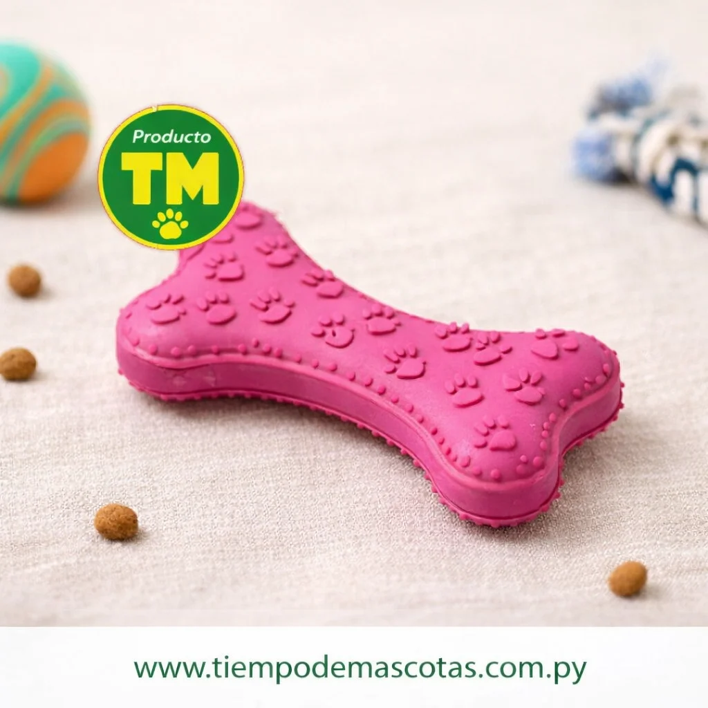 JUGUETE mordillo de goma hueso Hueso pistacho termoplástico 10.5cm - Producto en Tiempo de Mascotas