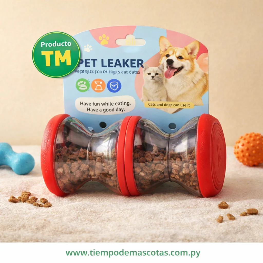juguete para masticar pelota goma dosador size 5cm - Producto en Tiempo de Mascotas