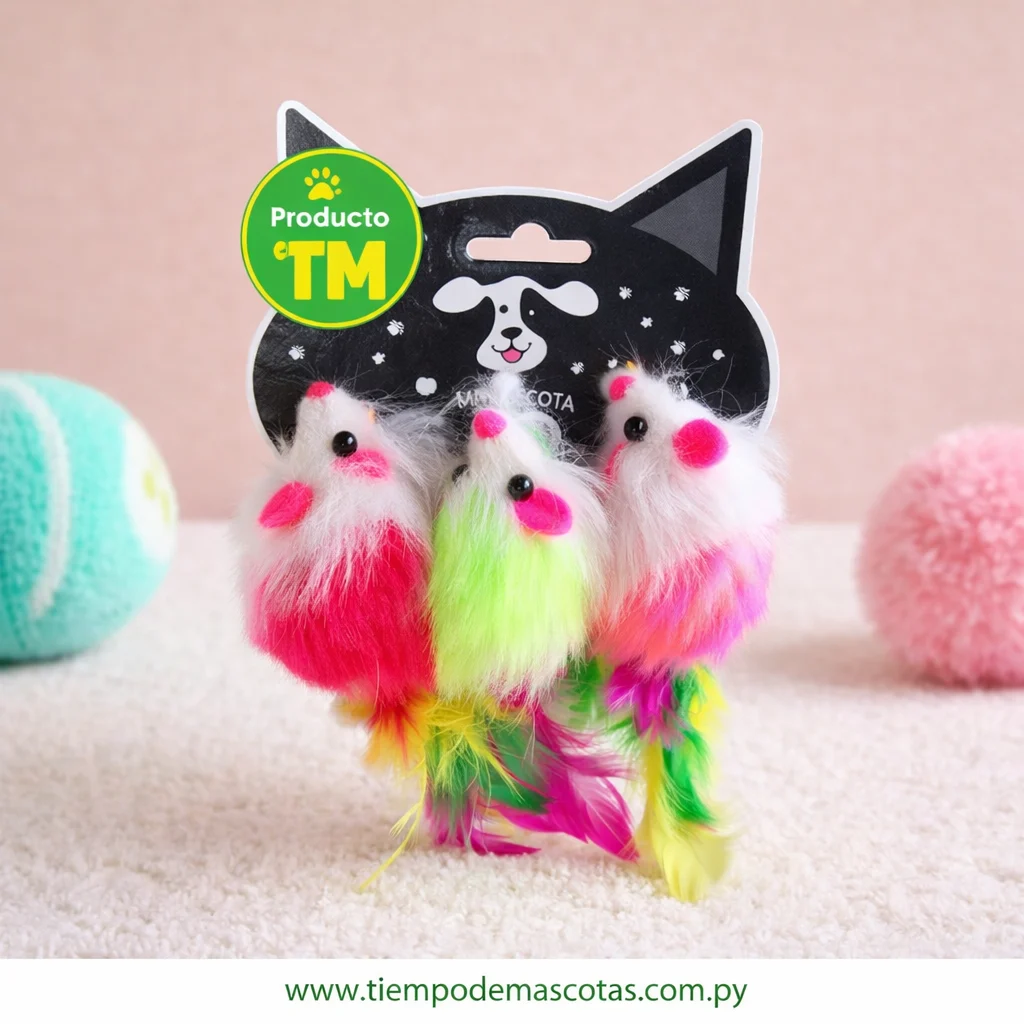 juguetes 3Ratones multicolor Lili - Producto en Tiempo de Mascotas