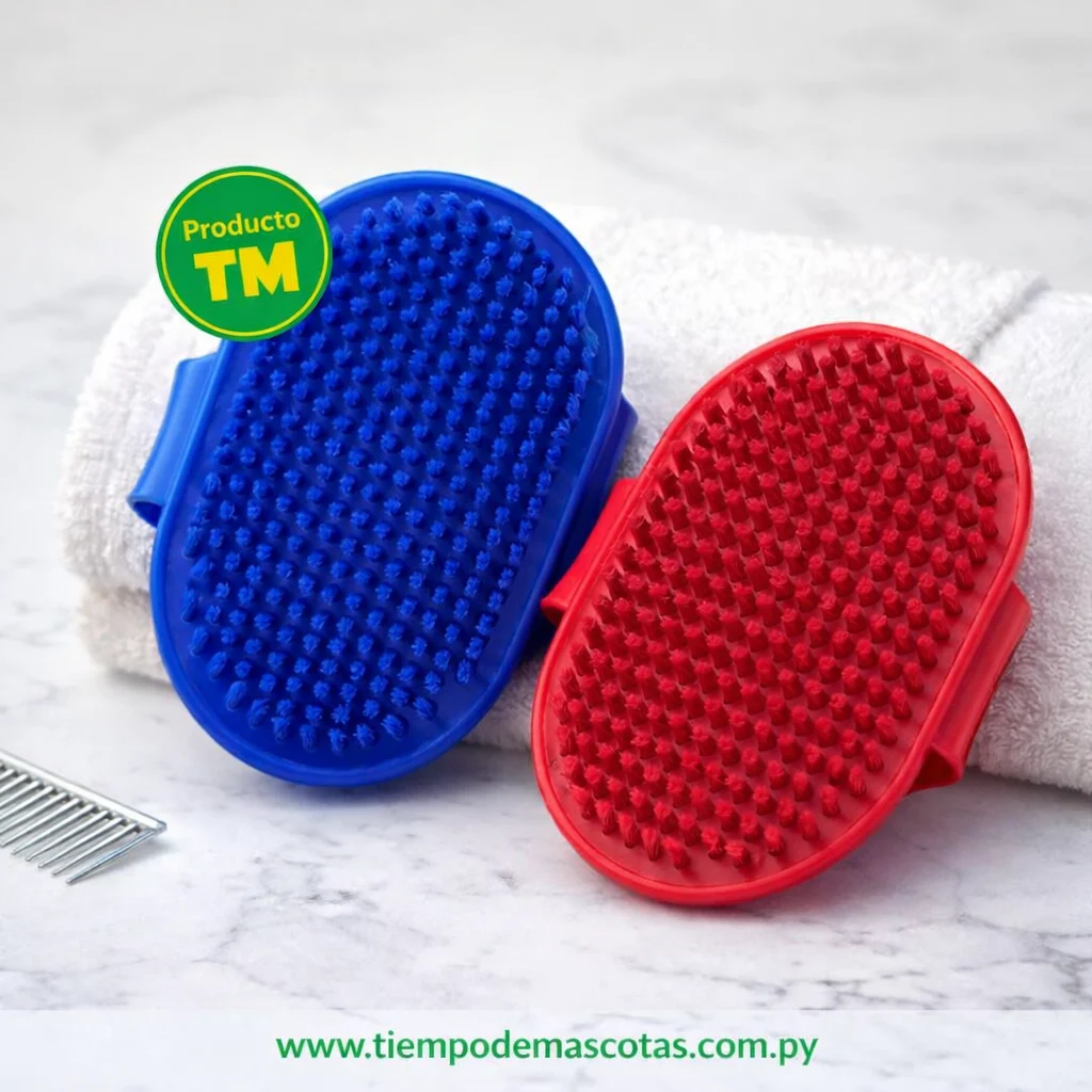 cepillo manopla para baño goma (unidad) - Producto en Tiempo de Mascotas