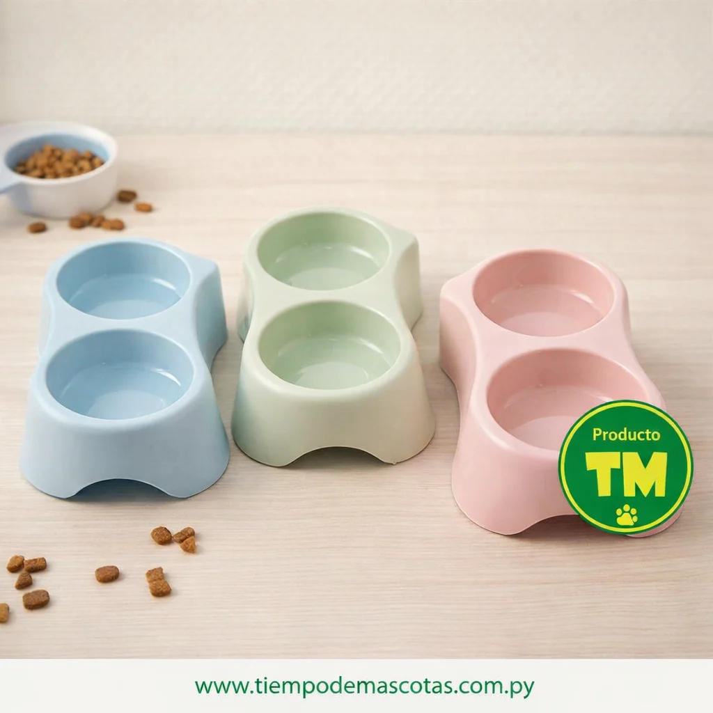 comedero doble simple M 16*27cm
