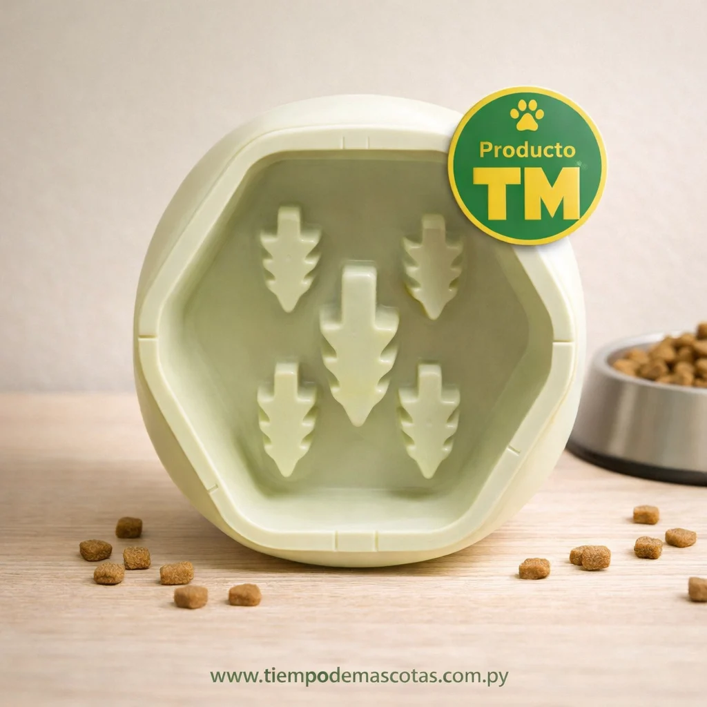 COMEDERO antiestrés hexágono 18*18cm - Producto en Tiempo de Mascotas
