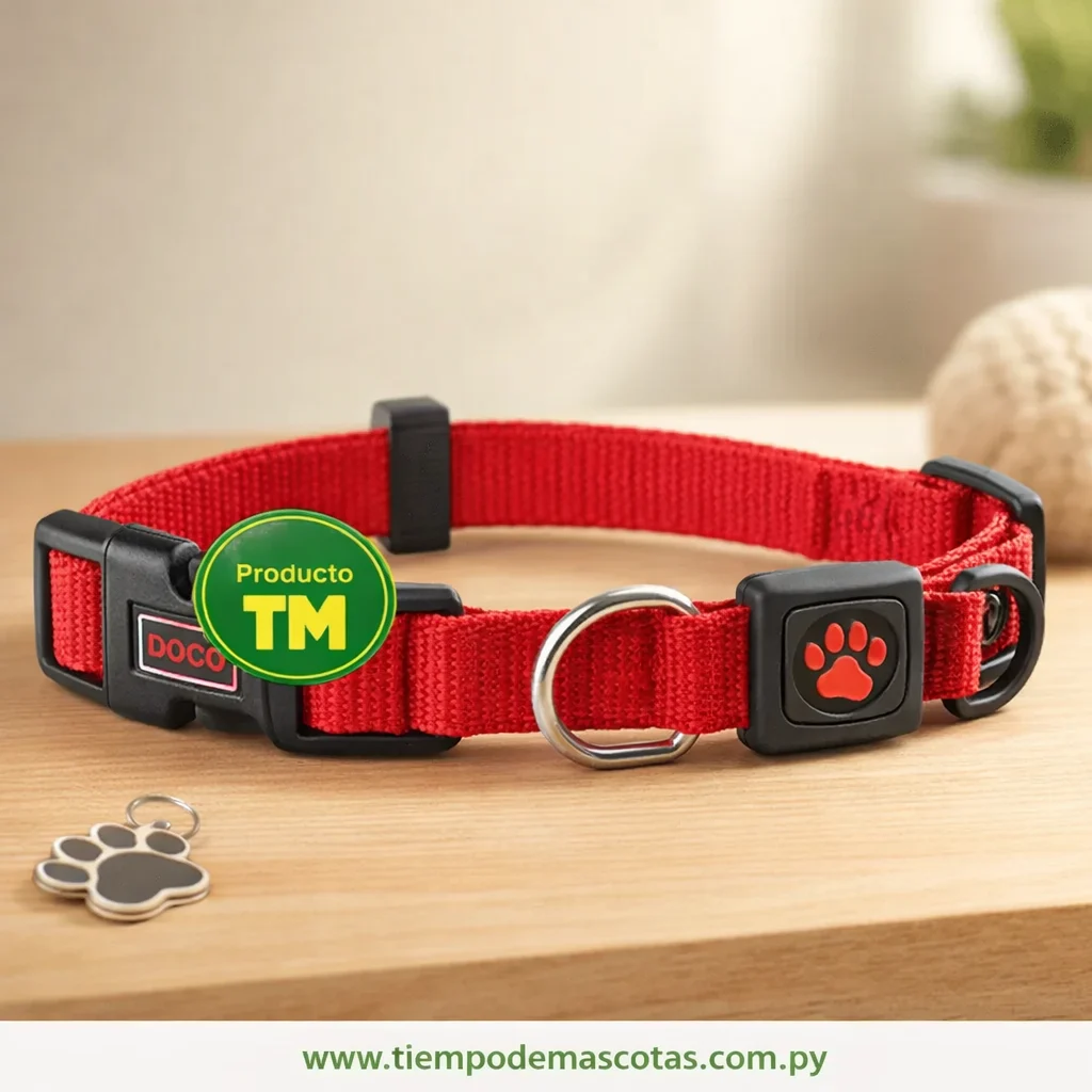 COLLAR DOCO PERRO S ROJO