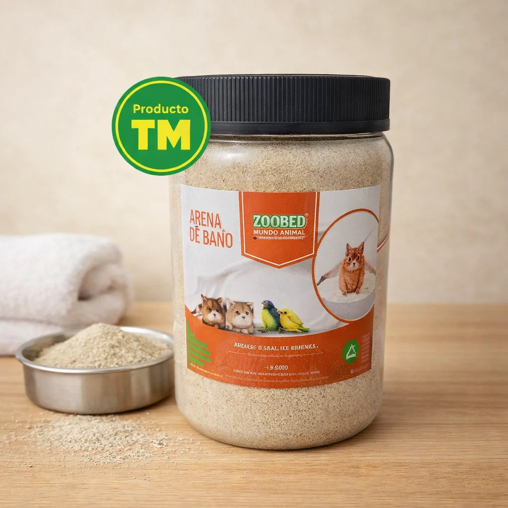 ZOOBED arena de baño para aves y roedores 800g