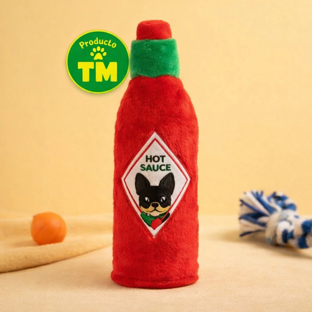 juguete ZIPPY PAWS peluche salsa picante - Producto en Tiempo de Mascotas