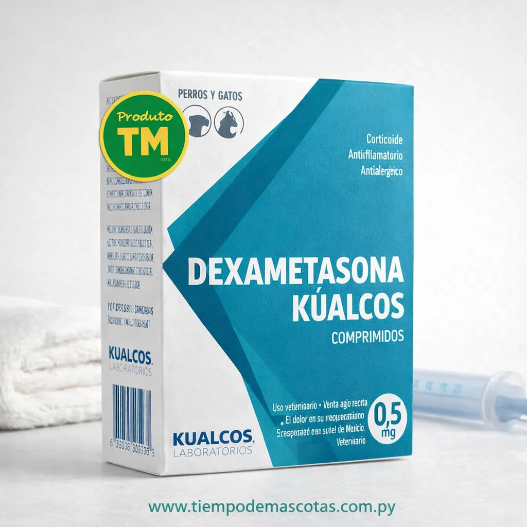 Kualcos Dexametasona 0.5mg 10Comp - Producto en Tiempo de Mascotas