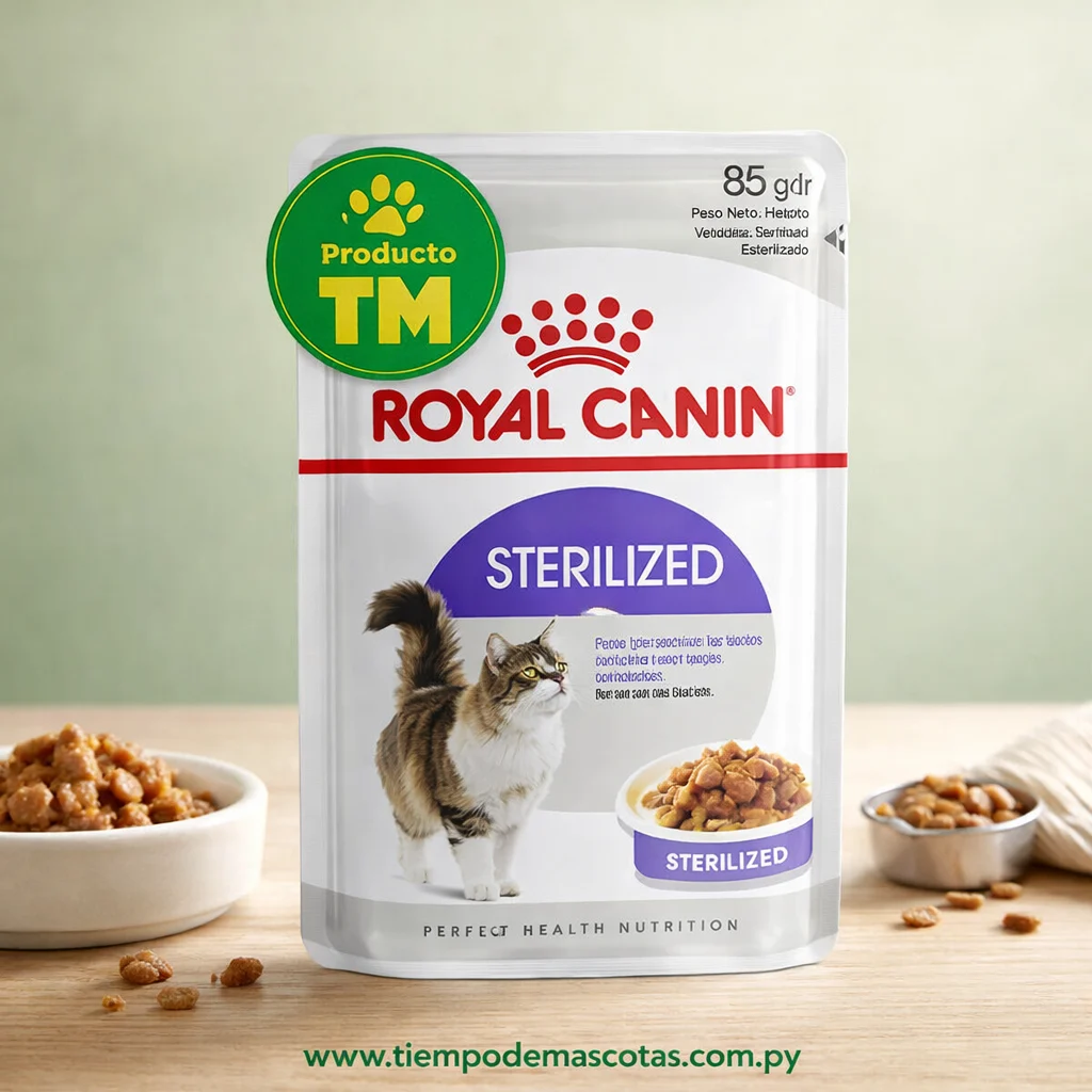 Royal Gato Pouch Sterilized 85g - Producto en Tiempo de Mascotas