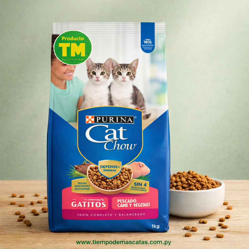 Catchow Gatito Pescado Carne Vegetales 1kg - Producto en Tiempo de Mascotas